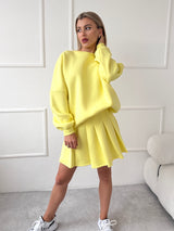 ŽLTÁ TEPLÁKOVÁ SUKŇA ALLEYA