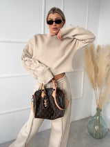 BÉŽOVÁ MIKINA ELSSI