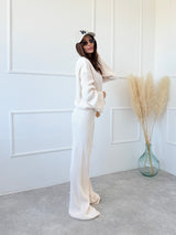 KRÉMOVÉ ÚPLETOVÉ NOHAVICE LAMELIA