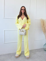 ŽLTÉ ÚPLETOVÉ NOHAVICE LAMELIA