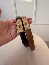 HNEDÝ KOŽENÝ RASTÚCI OPASOK VELORIA