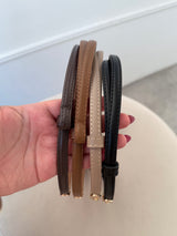 BÉŽOVÝ KOŽENÝ RASTÚCI OPASOK COLLIN