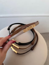 BÉŽOVÝ KOŽENÝ RASTÚCI OPASOK COLLIN