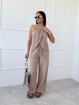 TMAVOBÉŽOVÉ NOHAVICE VERONIA