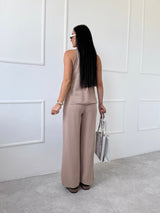 TMAVOBÉŽOVÝ TOP VERONIA