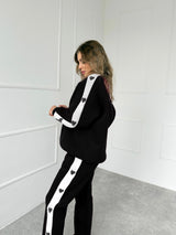 ČIERNA TEPLÁKOVÁ SÚPRAVA LOVELY