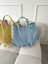 MODRÁ KOŽENÁ KABELKA SALVA 2v1