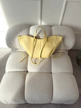 ŽLTÁ KOŽENÁ KABELKA SALVA 2v1