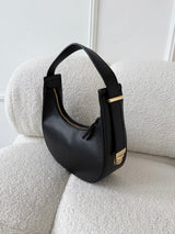 ČIERNA KOŽENÁ KABELKA LAVENI