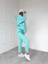 MODRÉ TEPLÁKOVÉ NOHAVICE DOREN