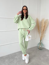 MATCHA BAVLNENÉ TEPLÁKOVÉ NOHAVICE SIYA