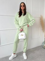 MATCHA BAVLNENÉ TEPLÁKOVÉ NOHAVICE SIYA