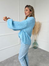 MODRÝ SVETER CARMEN