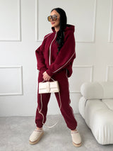 BORDOVÉ TEPLÁKOVÉ NOHAVICE SAVELLA