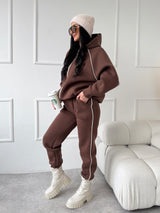 HNEDÉ TEPLÁKOVÉ NOHAVICE SAVELLA