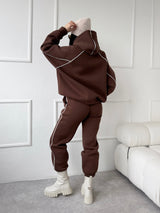 HNEDÉ TEPLÁKOVÉ NOHAVICE SAVELLA