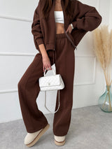 HNEDÉ TEPLÁKOVÉ NOHAVICE AMINA