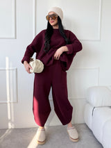 BORDOVÉ TEPLÁKOVÉ NOHAVICE MARSIA