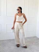 BÉŽOVÉ NOHAVICE MISHEL