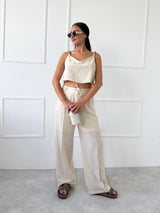 BÉŽOVÉ NOHAVICE MISHEL