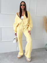 ŽLTÉ TEPLÁKOVÉ NOHAVICE AMINA