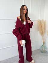 BORDOVÁ MIKINA AMINA