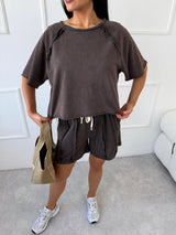 TMAVOHNEDÉ TRIČKO MARETTA