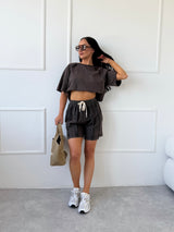 TMAVOHNEDÉ TRIČKO MARETTA