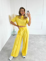 ŽLTÉ TEPLÁKOVÉ NOHAVICE AMORA