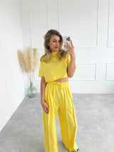 ŽLTÉ TEPLÁKOVÉ NOHAVICE AMORA