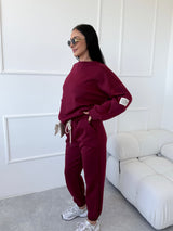 BORDOVÉ TEPLÁKOVÉ NOHAVICE FLORENCE