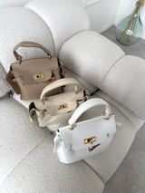 TAUPE KOŽENÁ KABELKA HERMA