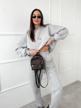 SIVÉ TEPLÁKOVÉ NOHAVICE SELF LOVE