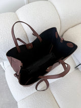 HNEDÁ KOŽENÁ KABELKA SALVA 2v1