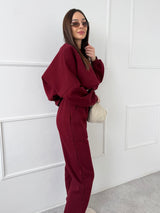 BORDOVÁ MIKINA SELF LOVE