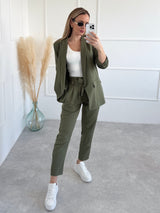 KHAKI NOHAVICE SCARLET S OPASKOM