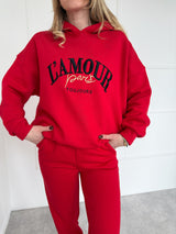 ČERVENÁ TEPLÁKOVÁ SÚPRAVA CARRIE