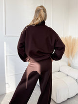 TMAVOHNEDÁ MIKINA TANYA