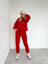 ČERVENÁ TEPLÁKOVÁ SÚPRAVA CARRIE