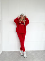 ČERVENÁ TEPLÁKOVÁ SÚPRAVA CARRIE