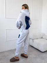 JEANSOVO-SIVÉ TEPLÁKOVÉ NOHAVICE FENSI