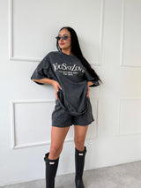 SIVÉ ŠORTKY MEGARA S WASHED EFEKTOM