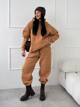 KARAMELOVÉ TEPLÁKOVÉ NOHAVICE AURELIA