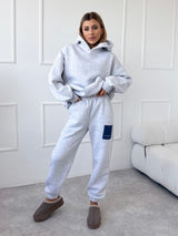 JEANSOVO-SIVÉ TEPLÁKOVÉ NOHAVICE FENSI