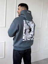 OVERSIZE MIKINA CULTURE - ANTRACIT