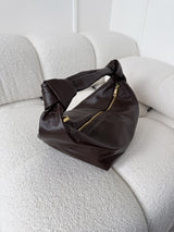 ČOKOLÁDOVÁ KOŽENÁ KABELKA ELIOT