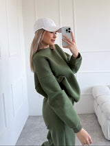 ZELENÁ TEPLÁKOVÁ SÚPRAVA LAURA