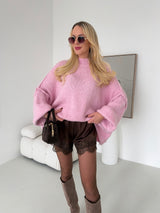 RUŽOVÝ SVETER ASTIN