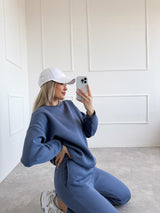 MODRÁ TEPLÁKOVÁ SÚPRAVA LAURA