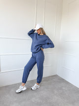 MODRÁ TEPLÁKOVÁ SÚPRAVA LAURA